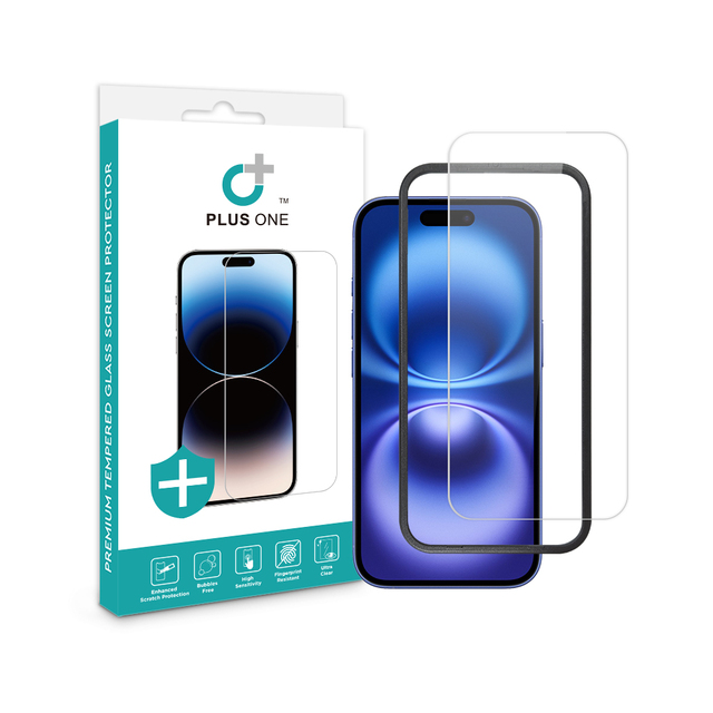 Clear Tempered Glass Screen Protector with Installation Kit for iPhone 16 15 15 Pro Screen Protector