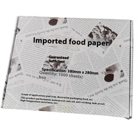 Papier sulfurisé antiadhésif de qualité alimentaire, style journal, pour emballer les sandwichs, les biscuits, le pain, la pizza, la viande et les légumes