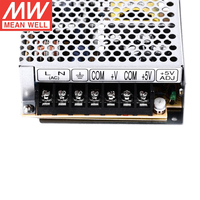 Fuente de Alimentación MEAN WELL RD-50 50W 24V 5V de Doble Salida AC/DC, Convertidor Encapsulado para Automatización, Sensores y Comunicación, con Certificación CE