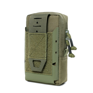 Sac banane tactique MOLLE découpé au laser AYPPRO, robuste, en <span class=keywords><strong>nylon</strong></span> 1000D, pochette EDC pour la randonnée, la course à pied et le trekking en extérieur - Product Image 6