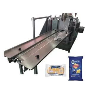 High speed fully automatic four sides sealing packaging machine for face mask etc