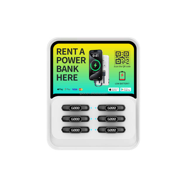 Rental Charging Station Power Banks  6000mAh Battery 4G Charger Shared Powerbank Station