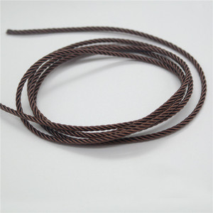 DIY Pure Copper Flexible 4 Strand Twisted 4 Core Audio <b>Cable</b> 2.0mm Diameter Braided Jacket For MP3 1 Meter Length - Product Image 4