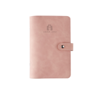 Carnet de budget avec enveloppes pour espèces, planificateur, cadeau, couverture en cuir, A5 A6, vente chaude en usine, carnets en PU, 200 pièces