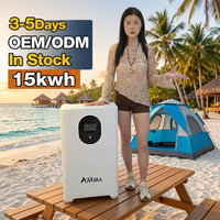 Batterie au phosphate de fer et de lithium 51,2V 48V 200Ah 300Ah 314Ah 15KWh 16KWh, batterie murale solaire LiFePO4, stockage d'énergie domestique