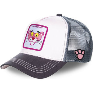 Venta al por mayor de dibujos animados <span class=keywords><strong>Rosa</strong></span> travieso leopardo gorra de béisbol algodón Pink Panther camión malla sombrero - Product Image 5