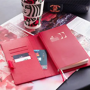도매 간단한 스타일 포켓 pal 사용자 정의 PU 가죽 노트북 저널 미니 책 소녀 2023 플래너 notebookss