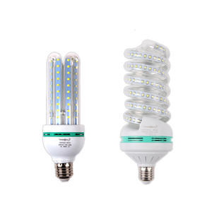 หลอดไฟ LED คอร์นไลท์ ขั้ว E27 ตัวเรือนพลาสติก SMD 2835 6000K แสงเดย์ไลท์  พร้อมสวิตช์ควบคุมด้วยมือ  AC 220V  Ra80 80lm/W A19 ได้รับการรับรองมาตรฐาน CE - Product Image 1