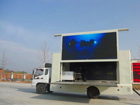 Écran publicitaire LED mobile intelligent personnalisé P6 P8 pour camion publicitaire, remorque, panneau d'affichage extérieur