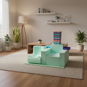 Ghế sofa lười hình sâu bướm bằng mút đàn hồi cao, kiểu khối đậu phụ đơn giản, dùng cho phòng ngủ, phòng khách, kiểu dáng giản dị, có thể nén. - Product Image 4