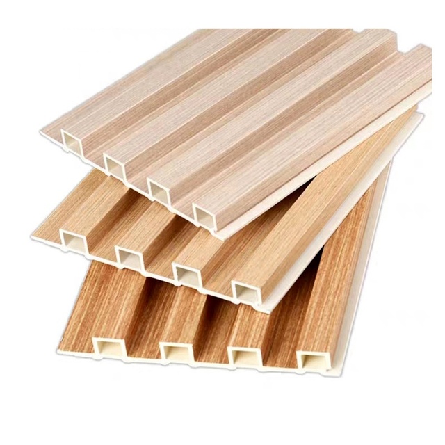 Wooden Grain PVC Wpc Wall Panels Designs for Decoration House Building Materials Interior Wall Decorative 40/60cm Pvc Wall Panel