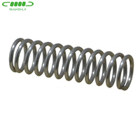 Ressort de compression en acier sur mesure, fil de carbone inoxydable, type conique avec traitement de placage au zinc, fournisseur de ressorts
