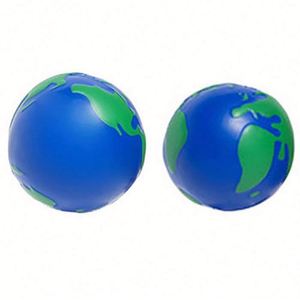 Balle anti-stress promotionnelle en PU, globe terrestre relaxant, jouets anti-stress - Product Image 1