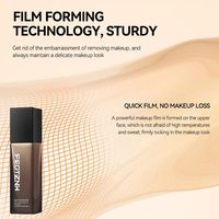Feotznw Matte Finish Foundation Makeup-Finition semi-mate légère à couverture moyenne pour un teint de peau irrégulier