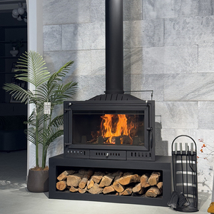 Chimenea Moderna <span class=keywords><strong>de</strong></span> <span class=keywords><strong>Leña</strong></span> <span class=keywords><strong>de</strong></span> Acero, Estilo Decorativo, Fácil Instalación para Sala <span class=keywords><strong>de</strong></span> Estar, Villa, Casa <span class=keywords><strong>de</strong></span> Huéspedes, Calentador <span class=keywords><strong>de</strong></span> <span class=keywords><strong>Leña</strong></span> Interior - Product Image 6