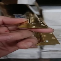 Bande de finition pour plinthes et tapis, profilés décoratifs pour panneaux muraux, accessoires en aluminium et métal, modèles variés, économiques