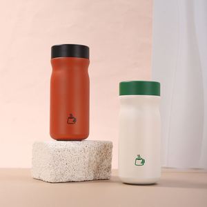 Producto al por Mayor, Nueva Taza Portátil de Acero Inoxidable 316 de Doble Capa con Aislamiento al Vacío y Separador de Té, para Exteriores - Product Image 2