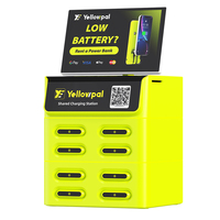 Estación de Carga Inteligente Apilable de 8 Ranuras con Pantalla, Pago POS y Máquina Expendedora de Carga Rápida de 45W