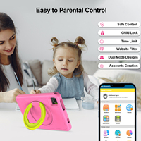 Meilleur cadeau : tablette pour enfants 10,1 pouces, processeur octa-core, 6 Go + 128 Go, applications éducatives préinstallées, tablette PC Android 15 pour garçons et filles