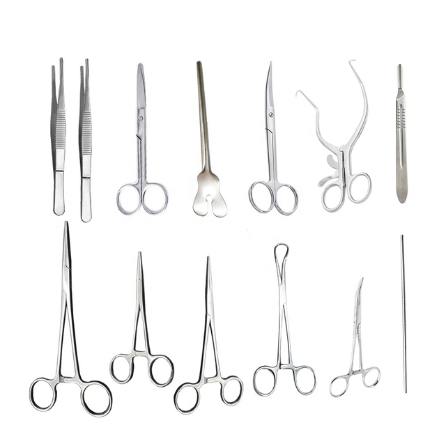 Stainless Steel Surgical Instruments General Surgical Kit Medical Tools for Clinic