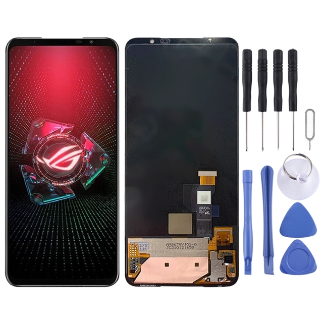 Original AMOLED Original LCD Screen for Asus ROG Phone 5 ZS673KS I005DA With Digitizer Full Assembly (Black)