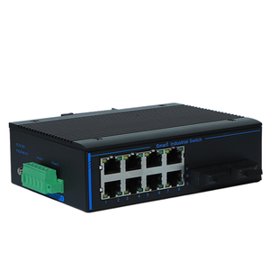 ตัวแปลงสัญญาณอีเธอร์เน็ต SFP เป็น RJ45 สำหรับอุตสาหกรรม ขายดี ความเร็ว 1000Mbps 8 พอร์ตเครือข่าย 2 SFP ตัวรับส่งสัญญาณใยแก้วนำแสงแบบติดตั้งบนราง DIN - Product Image 3
