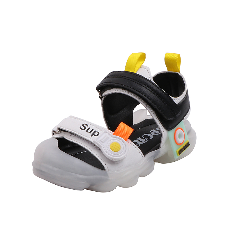 New arrival LED summer kids children sandals for boys and girls