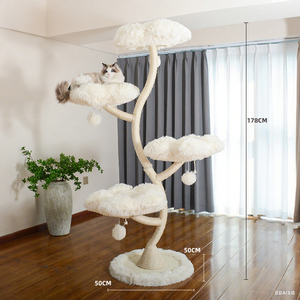 Chất lượng cao mèo gãi cây hoa khung kim loại leo tháp với sisal bài - Product Image 2