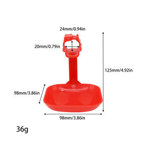 Poulet en plastique eau potable tasse suspendue tasse à boire pour poulailler - Product Image 6