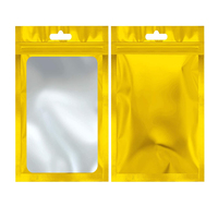 Petits sacs en plastique à fermeture éclair, imprimés personnalisés, en pvc givré pour bijoux et boucles d'oreilles, unités
