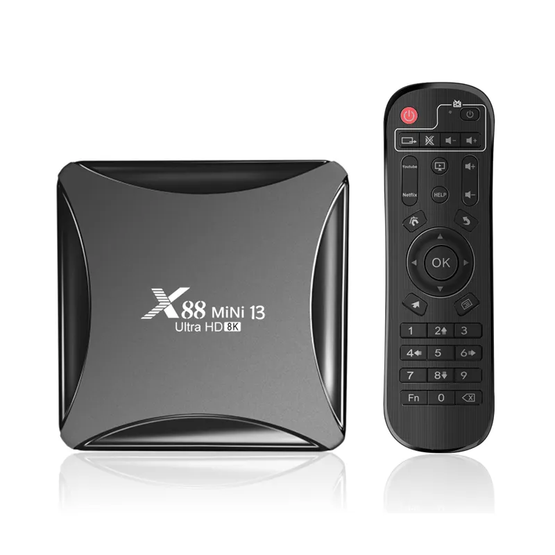 Android Tv Box X88 Mini 13 Rk3528, Set top box model baru