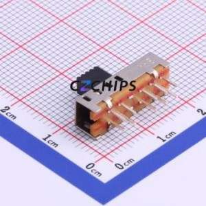 SS24E01L5 Slide Switch Through hole Component (THT) Switch Double Pole Four Throw Rectangle Pin Header PC Pin 18mm - Product Image 2