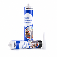 Colle de montage flexible B2B 300 ml sans clou, adhésive et peignable pour tôles métalliques, pratique en cartouche