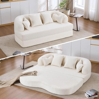 Sofá Cama Doble Convertible Extensible Portátil, Diseño Moderno, Ecológico, Ideal para Sala de Estar y Apartamentos