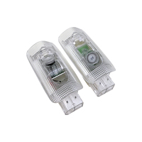 Lumière de bienvenue LED pour voiture Harrier, projecteur de porte de voiture pour Land Cruiser avec design ailes d'ange