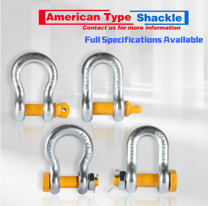 Grillete de Alta Resistencia Galvanizado en Caliente Tipo US, el Más Vendido de Fábrica, para Elevación, Aparejo y Amarre Marino - Product Image 2