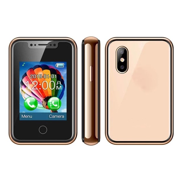 Mini TouTouch 8XR 2G GSM Feature Phone 1.77 Inch Touch Screen Mini Mobile Phone MTK6261D 350mAh Supports Multiple Languages