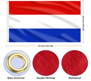 ธงเนเธอร์แลนด์ธงเนเธอร์แลนด์ธงดัตช์ทำจากโพลีเอสเตอร์3x5FT - Product Image 5