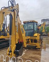 Chargeuse sur pneus JCB 3CX d'occasion de 8 tonnes avec moteur importé, idéale pour le travail intensif, et pelle rétrocaveuse JCB performante