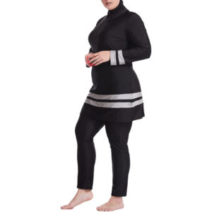 Waterproof One-piece Print Front Burkinis Muslim Swimwear Islamic <b>Swimsuit</b> Regular Fit <b>Modest</b> Swimwear Women Swim Clothing - Product Image 2