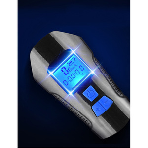 Luz delantera de bicicleta recargable por USB con pantalla de velocímetro y luz trasera, accesorio de ciclismo LED impermeable IPX4 - Product Image 4
