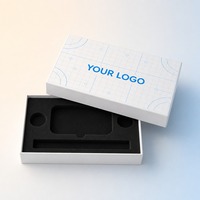 Caixa de Presente para Console de Jogos Infantil Branca e Azul com Tampa, Impressão Personalizada, Rígida, Resistente, Reciclável, Premium, Fornecimento Direto de Fábrica por Atacado