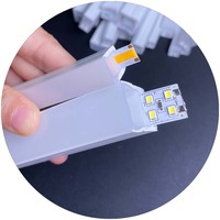 Profil de canal de diffuseur de manchon de tube de corde au néon encastré 16x16 15x10 20x10 20x14 Couverture en silicone pour bande de LED paysage IP65