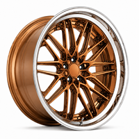 Jantes forgées ForgeLab Deep Dish polies en 2 ou 3 pièces, 5X112 5x114.3, 15-24 pouces, en alliage d'aluminium, pour course, BMW Audi