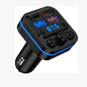 Cargador de Coche con Reproductor MP3 Bluetooth, Adaptador de Encendedor de Cigarrillos con Carga Rápida PD de 20 W, Radio FM y Pantalla - Product Image 5