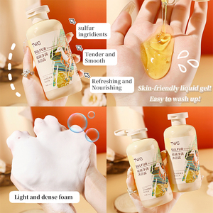 TWG RTS Jabón líquido antiácaros Gel de lavado corporal Limpieza corporal Jabón <span class=keywords><strong>acaricida</strong></span> de azufre Gel de ducha antibacterias - Product Image 4