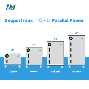 JM 10kW 6.2KW แบตเตอรี่15kWh 10kWh 48V สามารถวางซ้อนกันได้แหล่งจ่ายไฟฉุกเฉินสำหรับใช้ในครัวเรือนใช้ได้กับกริดไฮบริด - Product Image 4