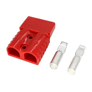600V 50A High Current Power Connector for Automotive Battery Red/Black/Grey Color Coded power Connectors