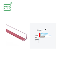 Joint d'étanchéité latéral pour porte de douche sans cadre Doorplus, en plastique, avec colle forte, étanche, durable, installation facile