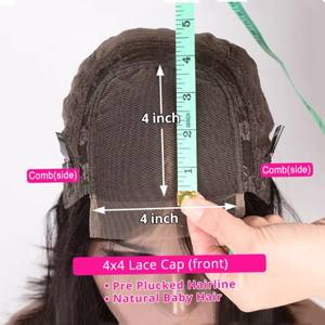 Perruque Full Lace Wig de cheveux humains vierges crus, perruque naturelle, 1 pièce, pour femmes noires, offre spéciale - Product Image 5